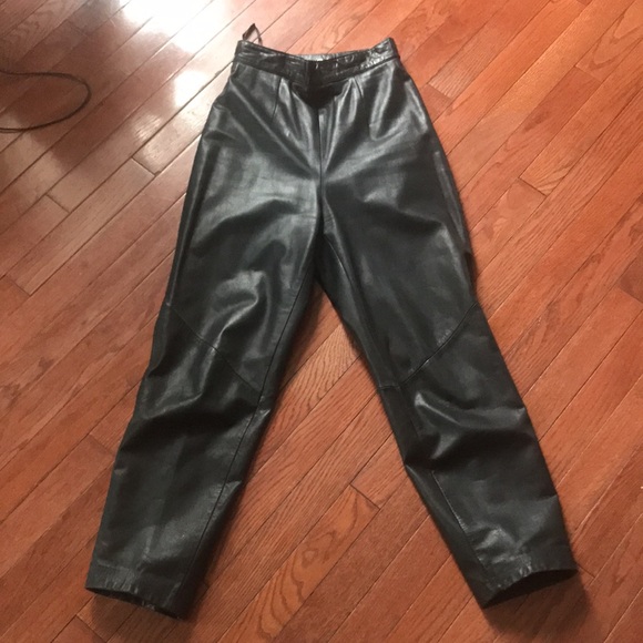 Danier Leather High Waisted Trousers - Picture 13 of 17